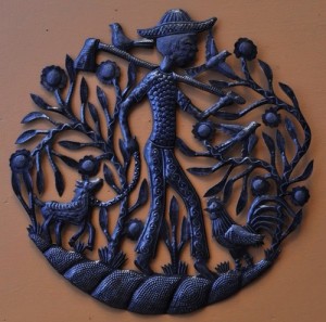 Haitian metal art